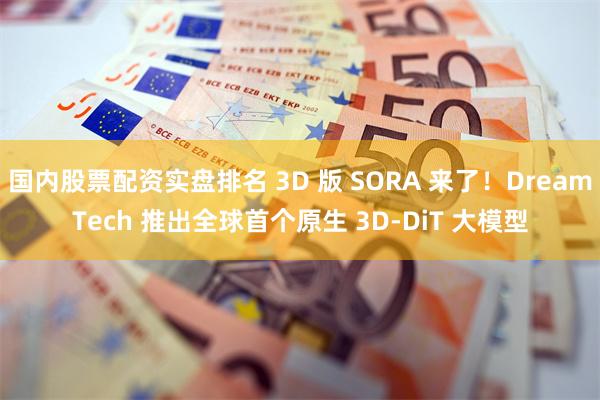 国内股票配资实盘排名 3D 版 SORA 来了！DreamTech 推出全球首个原生 3D-DiT 大模型