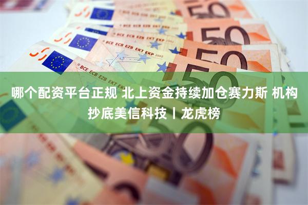 哪个配资平台正规 北上资金持续加仓赛力斯 机构抄底美信科技丨龙虎榜