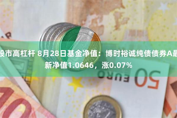 股市高杠杆 8月28日基金净值：博时裕诚纯债债券A最新净值1.0646，涨0.07%