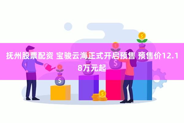 抚州股票配资 宝骏云海正式开启预售 预售价12.18万元起