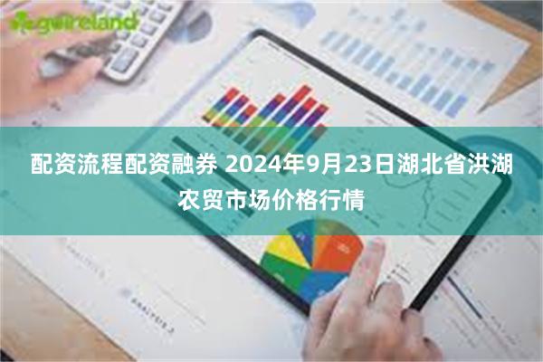 配资流程配资融券 2024年9月23日湖北省洪湖农贸市场价格行情